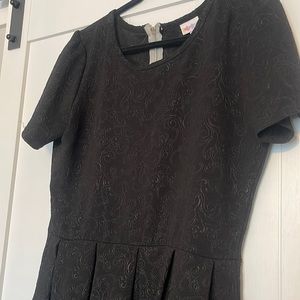 LuLaRoe Black Amelia Dress. Size 2xl.